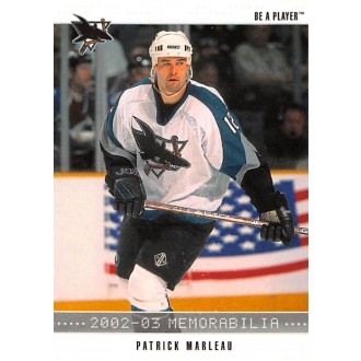 Řadové karty - Marleau Patrick - 2002-03 BAP Memorabilia No.105