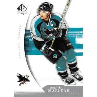 Řadové karty - Marleau Patrick - 2005-06 SP Authentic No.84