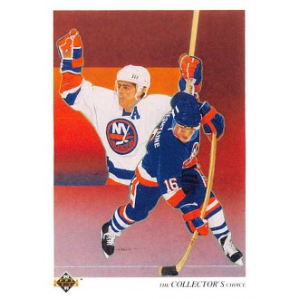 Řadové karty - LaFontaine Pat - 1990-91 Upper Deck French No.306