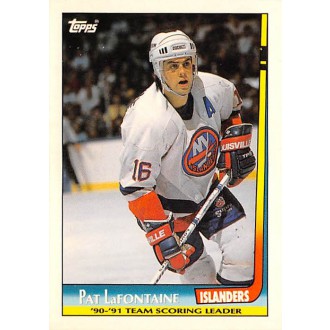 Insertní karty - LaFontaine Pat - 1991-92 Topps Team Scoring Leaders No.12
