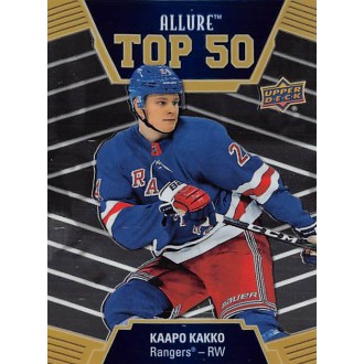 Insertní karty - Kakko Kaapo - 2019-20 Allure Top 50 No.T50-10