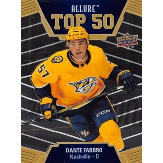 Insertní karty - Fabbro Dante - 2019-20 Allure Top 50 No.T50-23