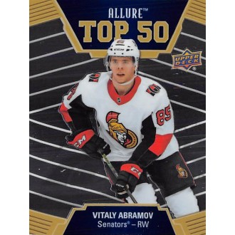 Insertní karty - Abramov Vitaly - 2019-20 Allure Top 50 No.T50-27