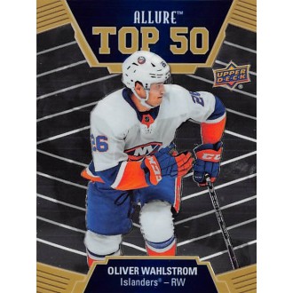 Insertní karty - Wahlstrom Oliver - 2019-20 Allure Top 50 No.T50-32