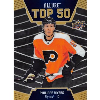 Insertní karty - Myers Philippe - 2019-20 Allure Top 50 No.T50-41