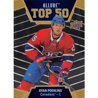 Insertní karty - Poehling Ryan - 2019-20 Allure Top 50 No.T50-50