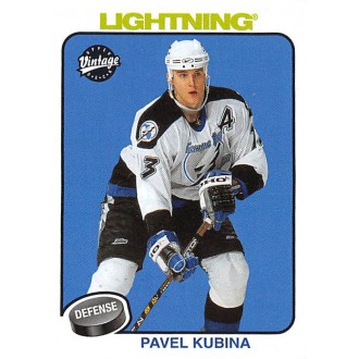 Řadové karty - Kubina Pavel - 2001-02 Vintage No.232