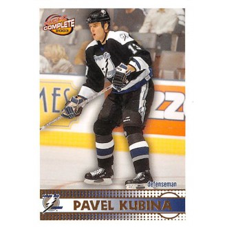 Řadové karty - Kubina Pavel - 2002-03 Complete No.239