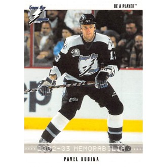 Řadové karty - Kubina Pavel - 2002-03 BAP Memorabilia No.70