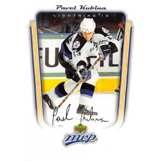 Řadové karty - Kubina Pavel - 2005-06 MVP No.348