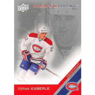 Řadové karty - Kaberle Tomáš - 2011-12 McDonalds Upper Deck Montreal Canadiens No.10
