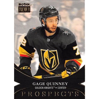 Insertní karty - Quinney Gage - 2020-21 Metal Universe Premium Prospects No.PP46