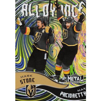 Insertní karty - Stone Mark, Pacioretty Max - 2020-21 Metal Universe Alloyance No.AL11