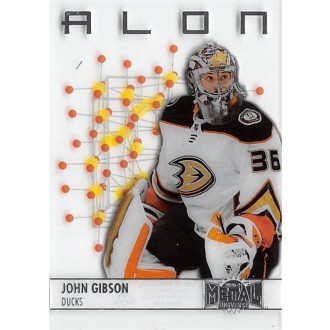 Insertní karty - Gibson John - 2020-21 Metal Universe Alon No.A25