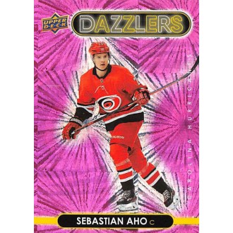 Insertní karty - Aho Sebastian - 2021-22 Upper Deck Dazzlers Pink No.DZ9