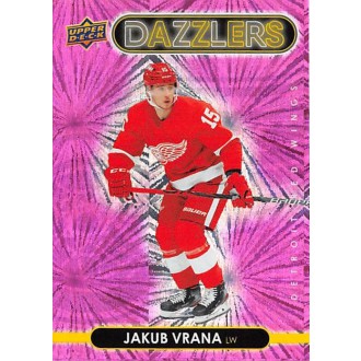 Insertní karty - Vrána Jakub - 2021-22 Upper Deck Dazzlers Pink No.DZ18
