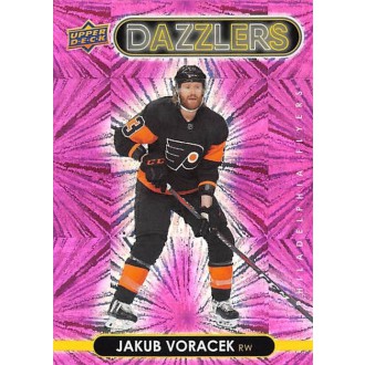 Insertní karty - Voráček Jakub - 2021-22 Upper Deck Dazzlers Pink No.DZ34