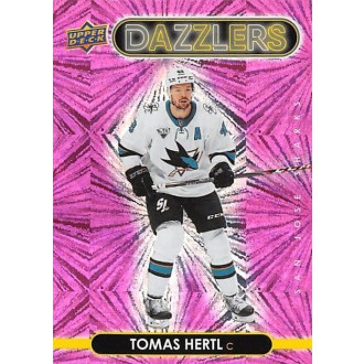 Insertní karty - Hertl Tomáš - 2021-22 Upper Deck Dazzlers Pink No.DZ37