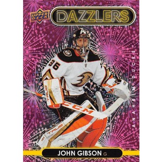 Insertní karty - Gibson John - 2021-22 Upper Deck Dazzlers Pink No.DZ52