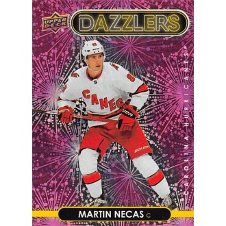 Insertní karty - Nečas Martin - 2021-22 Upper Deck Dazzlers Pink No.DZ58