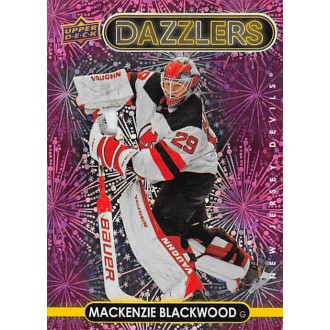 Insertní karty - Blackwood Mackenzie - 2021-22 Upper Deck Dazzlers Pink No.DZ78