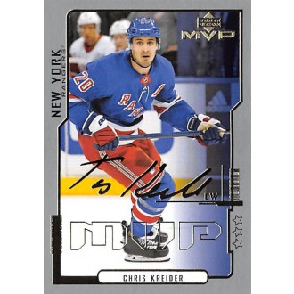 Insertní karty - Kreider Chris - 2020-21 MVP 20th Anniversary 3rd Star No.81