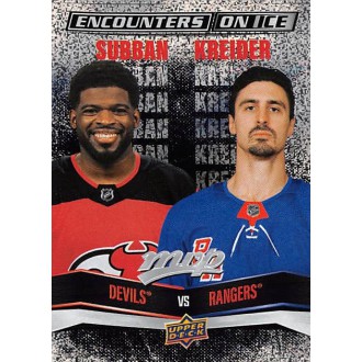 Insertní karty - Subban P.K., Kreider Chris - 2022-23 MVP Encounters on Ice No.14