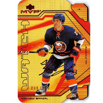 Insertní karty - Barzal Mathew - 2021-22 MVP Colors and Contours No.31