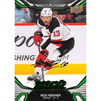 Paralelní karty - Hischier Nico - 2022-23 MVP Green Script No.43