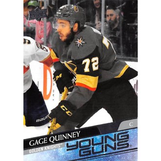 Řadové karty - Quinney Gage - 2020-21 Upper Deck Young Guns No.454