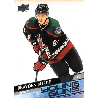 Řadové karty - Burke Brayden - 2020-21 Upper Deck Young Guns No.499