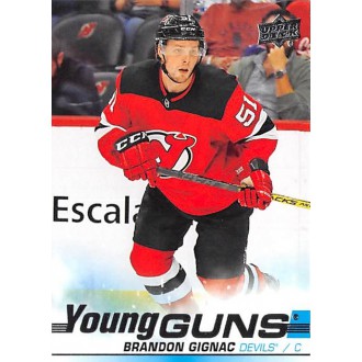 Řadové karty - Gignac Brandon - 2019-20 Upper Deck Young Guns No.239