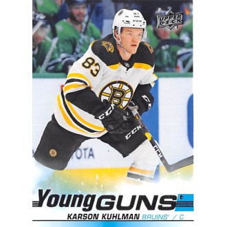 Řadové karty - Kuhlman Karson - 2019-20 Upper Deck Young Guns No.248