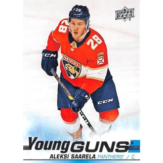 Řadové karty - Saarela Aleksi - 2019-20 Upper Deck Young Guns No.453