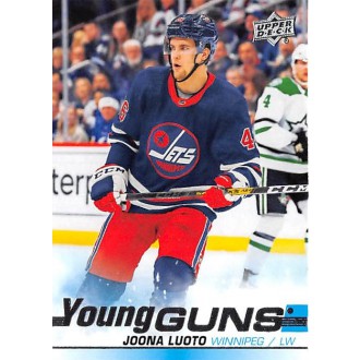 Řadové karty - Luoto Joona - 2019-20 Upper Deck Young Guns No.487