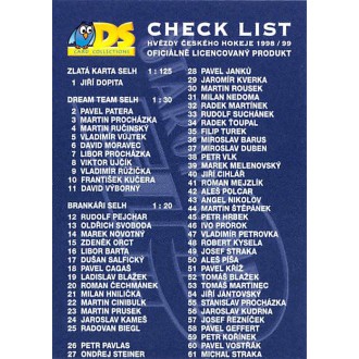 Extraliga DS - Checklist - 1998-99 DS No.125