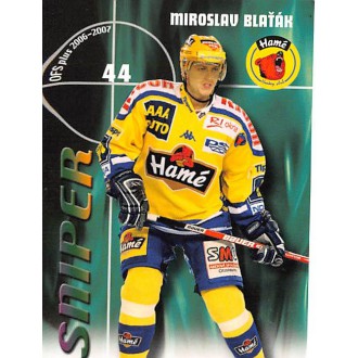 Extraliga OFS - Blaťák Miroslav - 2006-07 OFS Sniper obránci - Body No.10