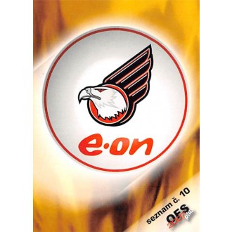 Extraliga OFS - HC Znojemští Orli - 2006-07 OFS Seznam karet - Znak No.10