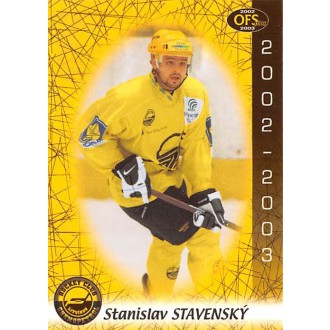 Extraliga OFS - Stavenský Stanislav - 2002-03 OFS No.207