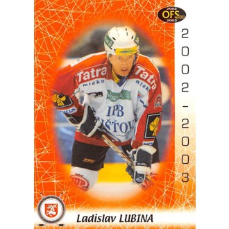 Extraliga OFS - Lubina Ladislav - 2002-03 OFS No.219
