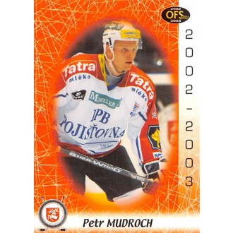Extraliga OFS - Mudroch Petr - 2002-03 OFS No.222