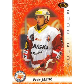 Extraliga OFS - Jaroš Petr - 2002-03 OFS No.239