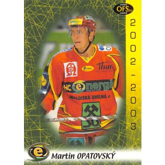 Extraliga OFS - Opatovský Martin - 2002-03 OFS No.288