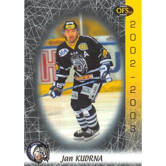 Extraliga OFS - Kudrna Jan - 2002-03 OFS No.329