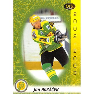 Extraliga OFS - Horáček Jan - 2002-03 OFS No.336