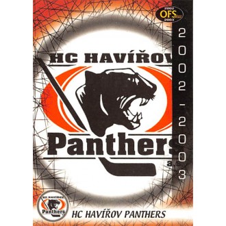Extraliga OFS - Havířov Panthers - 2002-03 OFS Znaky klubů No.Z-2