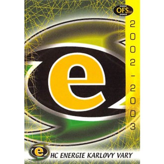 Extraliga OFS - Energie Karlovy Vary - 2002-03 OFS Znaky klubů No.Z-3