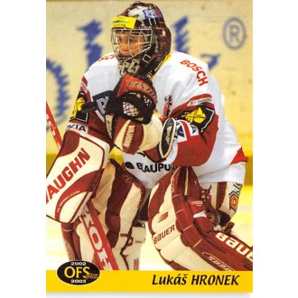 Extraliga OFS - Hronek Lukáš - 2002-03 OFS Seznam Karet No.5