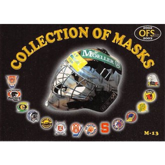 Extraliga OFS - Barek Martin, Hudáček Vladimír - 2002-03 OFS Masky No.M-13,14