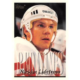 Řadové karty - Lidstrom Nicklas - 1995-96 Topps No.107